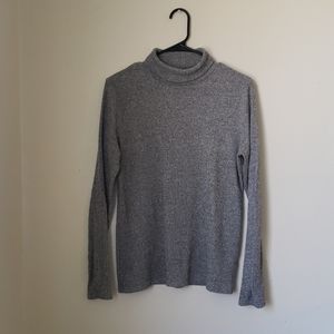 Mossimo Grey Ribbed Turtleneck Sweater